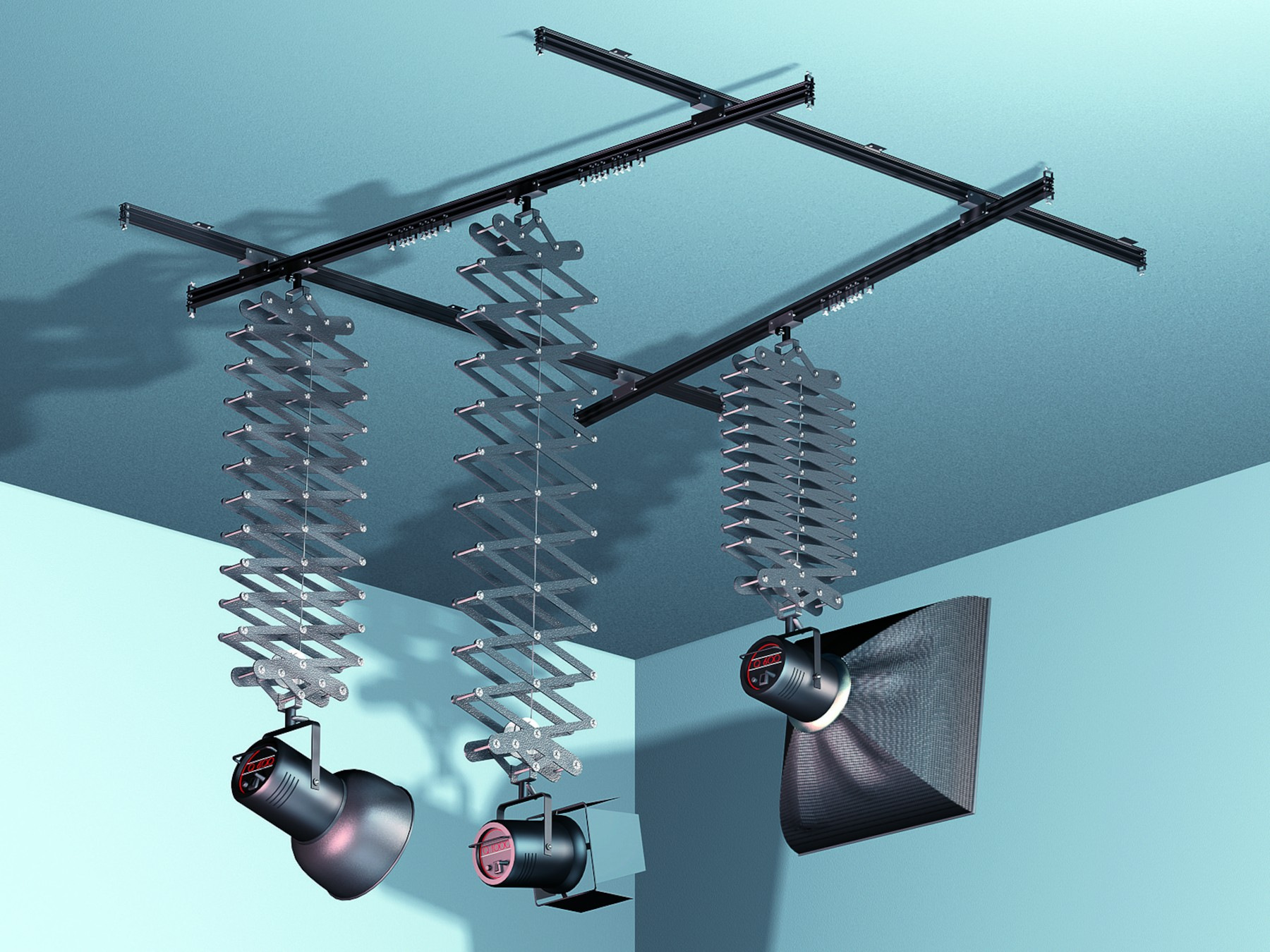 Pro Studio Rail System 43 Kit for Large Studios