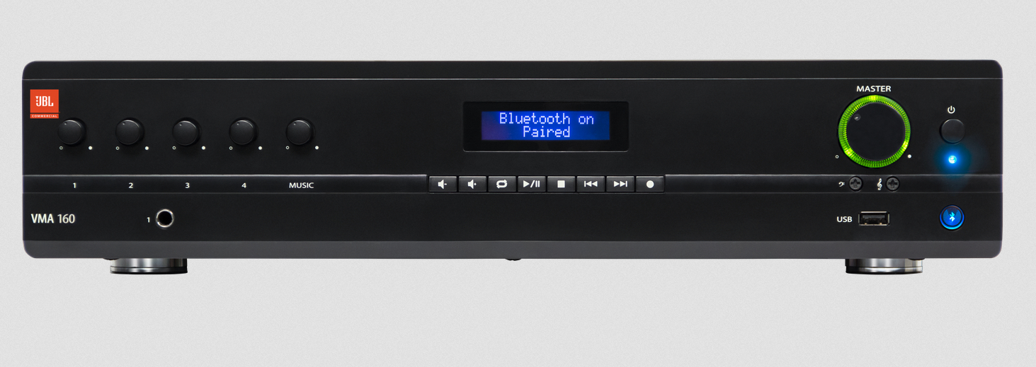 Mixer/Amplifier with (5) Input and (1) Output of 60-Watts