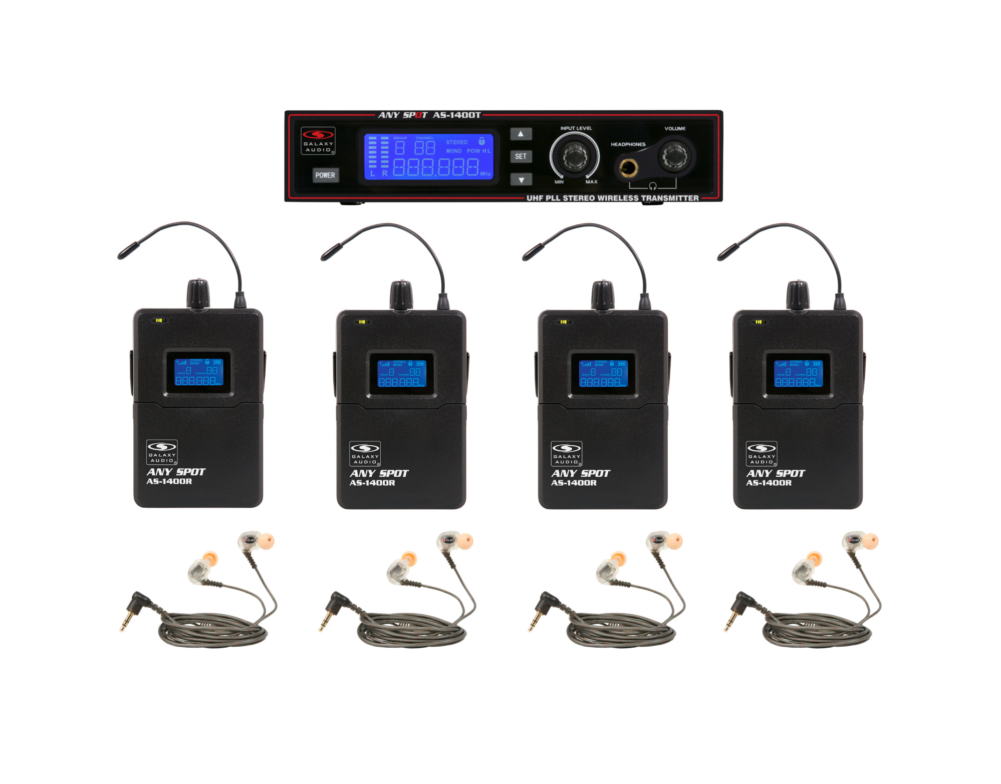 Wireless Personal Monitor Bandpack System with EB10 Ear Buds