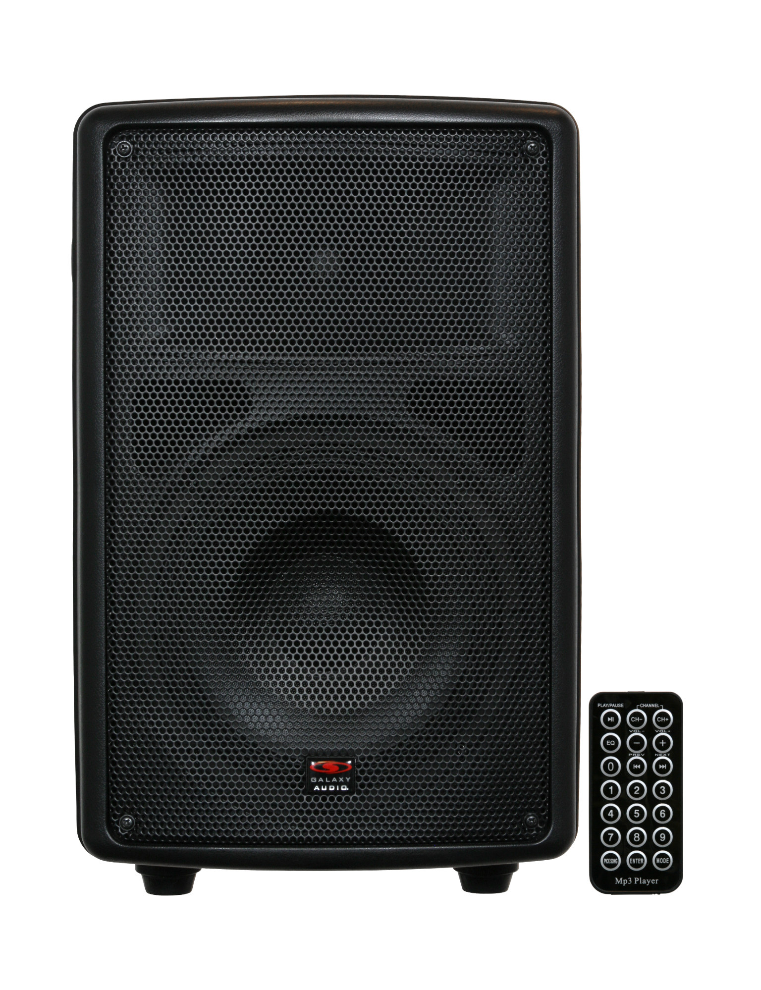 Battery-Powered Portable Sound System with 8" Speaker