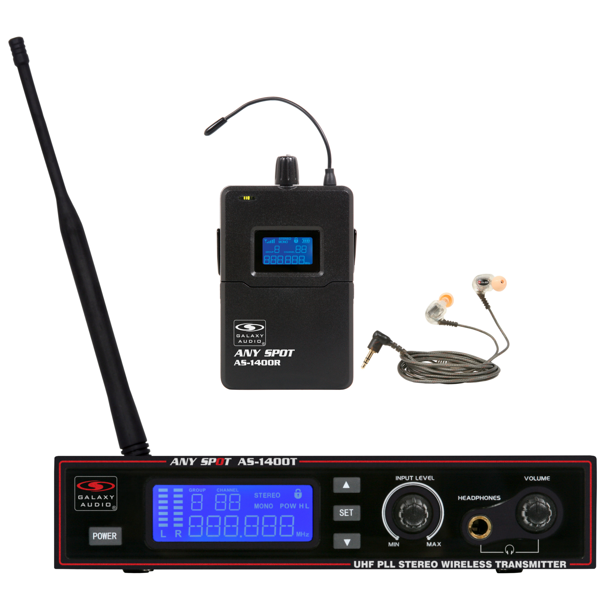 Single Wireless Personal Monitor System with EB10 Ear Buds