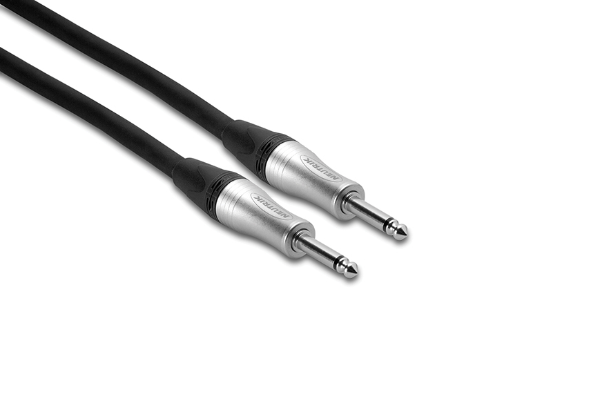 Edge Speaker Cable, Neutrik 1/4" TS to Same, 10'
