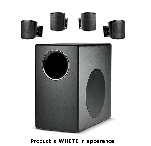Surface-Mount Subwoofer and Satellite Loudspeaker System