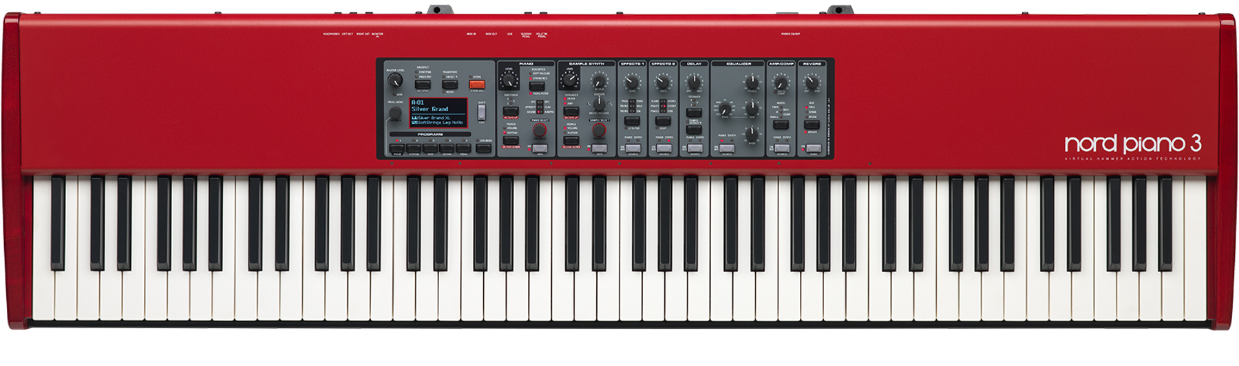 88-Key Hammer-Action Studio Piano