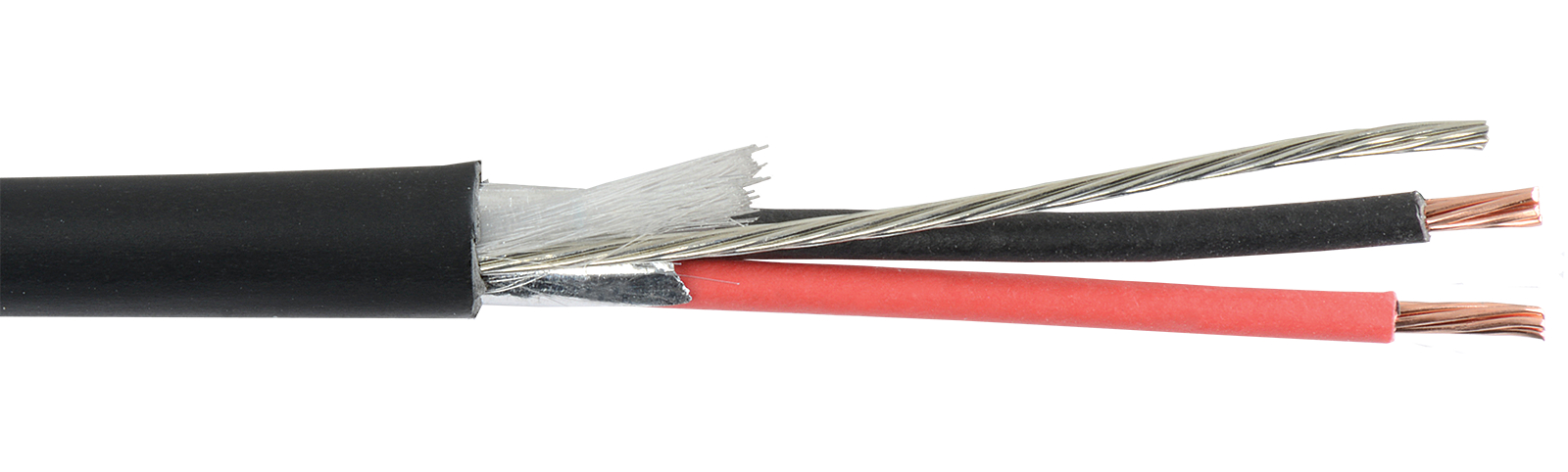 1000 Foot Reel Audio and Control Wire - 22 AWG One Pair Shilded in Black