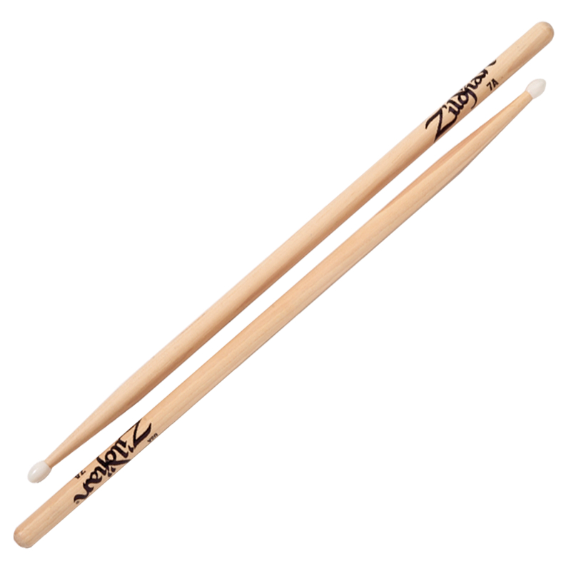 Natural Drumsticks, 7A Nylon Tip
