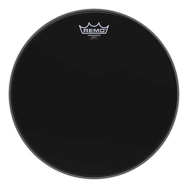 22" Ebony Ambassador Bass Drum Head