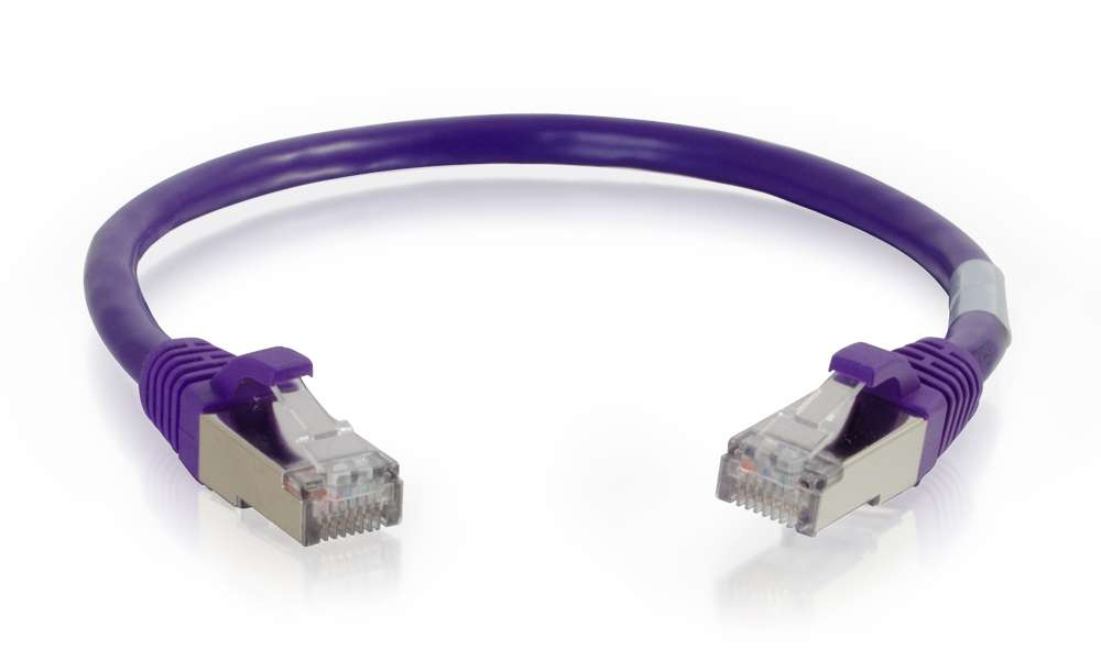 35 ft Ethernet Network Patch Cable, Purple