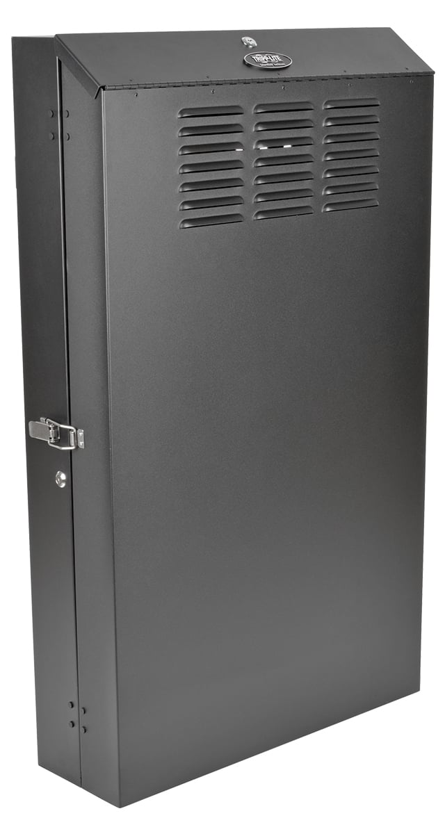 SmartRack 6RU Low-Profile Vertical-Mount Server-Depth Wall-Mount Rack Enclosure Cabinet