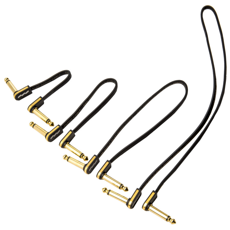 Premium Gold Flat Patch Cable, 10 cm