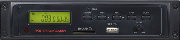 Rack-Mount Digital Media Player (with SD & USB Card Inputs)