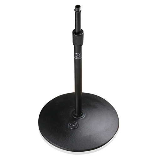 14.5"-26.5" H Ebony Bass Drum/Guitar Amplifier Microphone Stand with Round Base