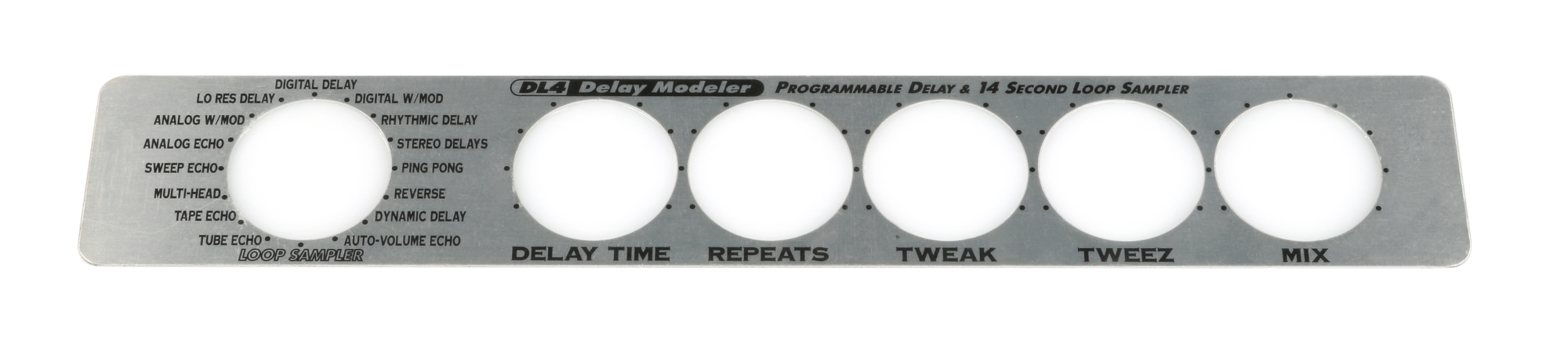 Faceplate for DL4