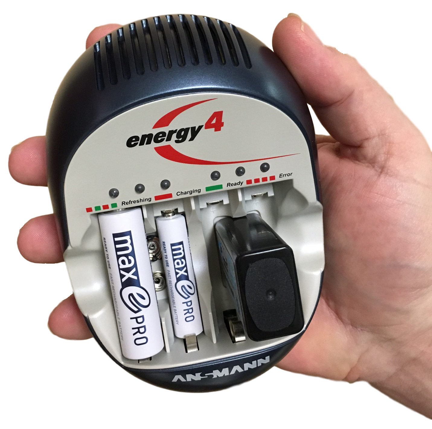 Personal Battery Charger for AA, AAA and 9V