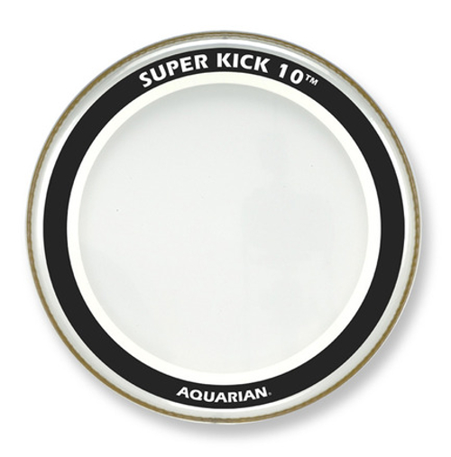 24" SuperKick 10 Two-Ply Clear Bass Drum Head