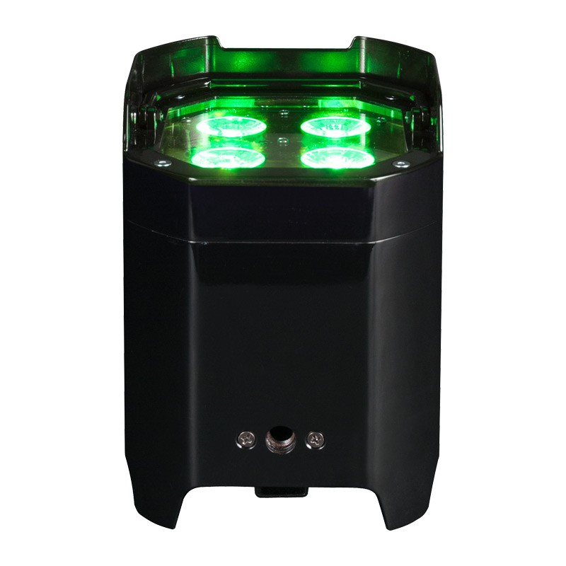 4x10w RGBAW+UV IP Rated LED Uplight with WiFly and Li-On Battery
