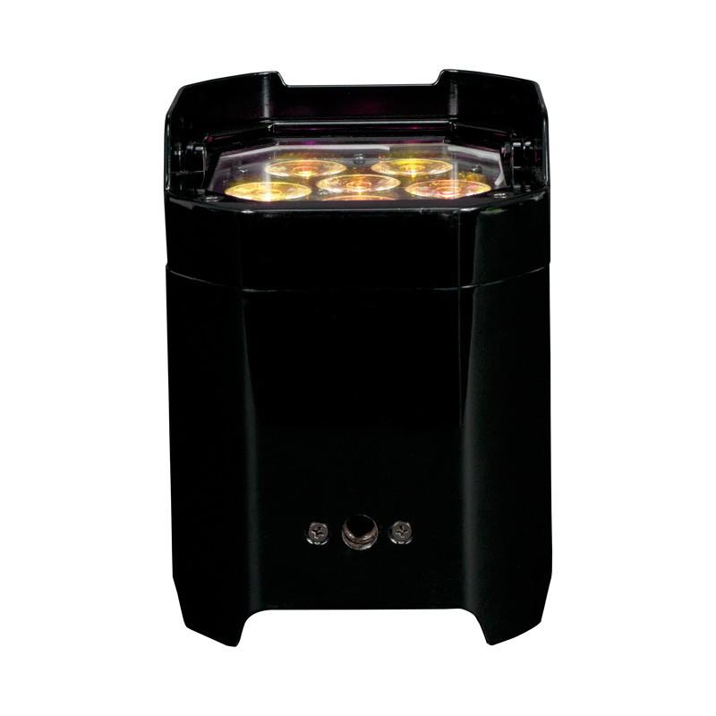 6x4w RGBA IP Rated LED Uplight with WiFly and Li-On Battery