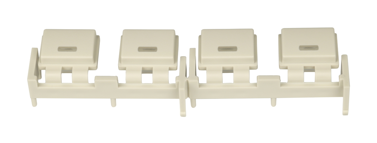 Bank of 4 White Buttons for M7CL