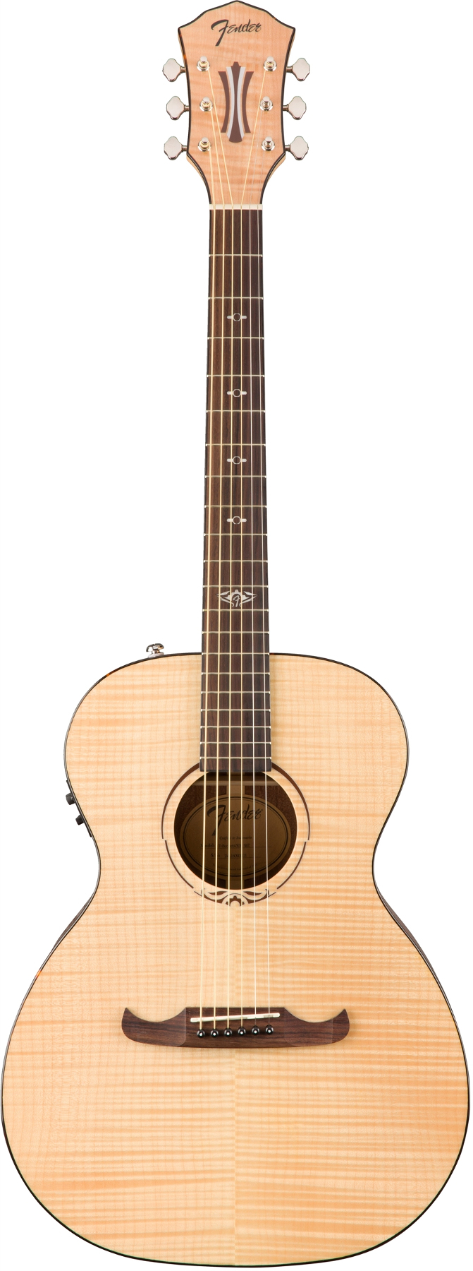 California Series Concert Acoustic-Electric Guitar, Flame Maple
