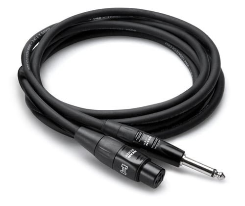 5 ft Pro Microphone Cable, REAN XLR3F to 1/4" TS