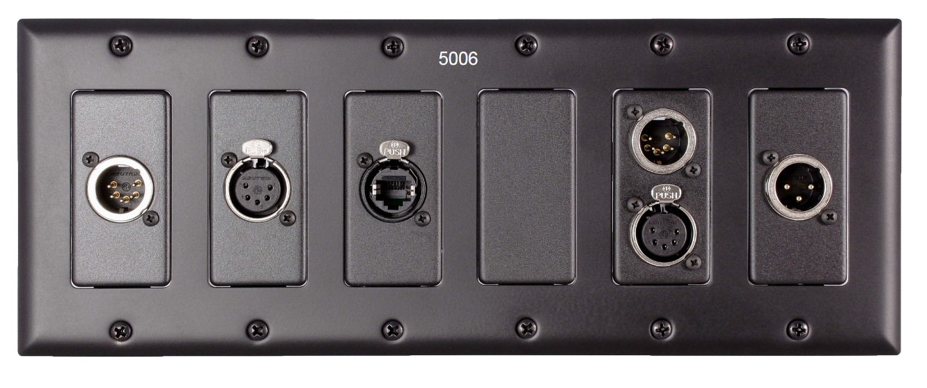 Six Gang Faceplate