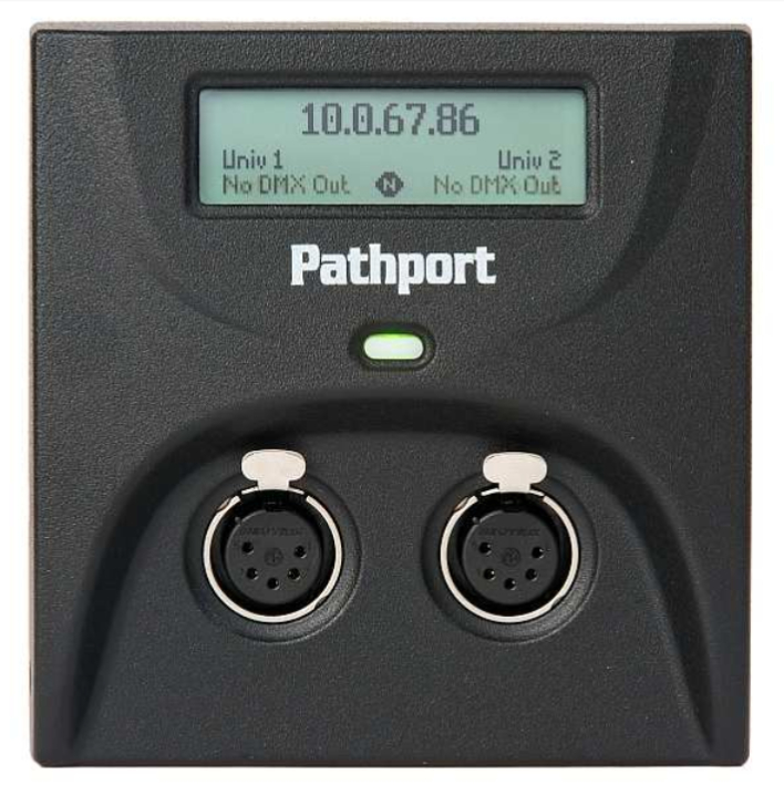 Pathport C-Series Gateway with One DMX Input and One DMX Output