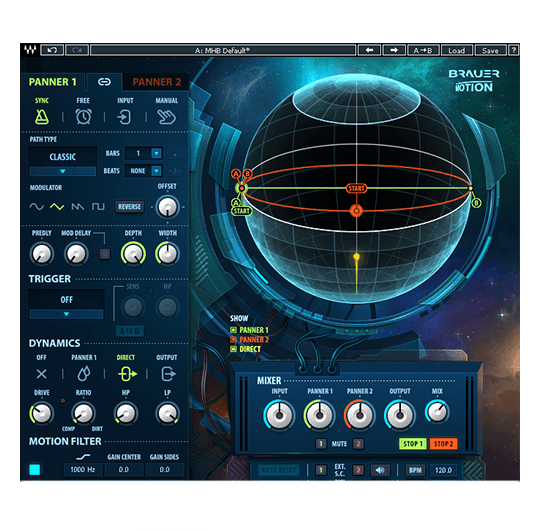 Spherical Auto Panner