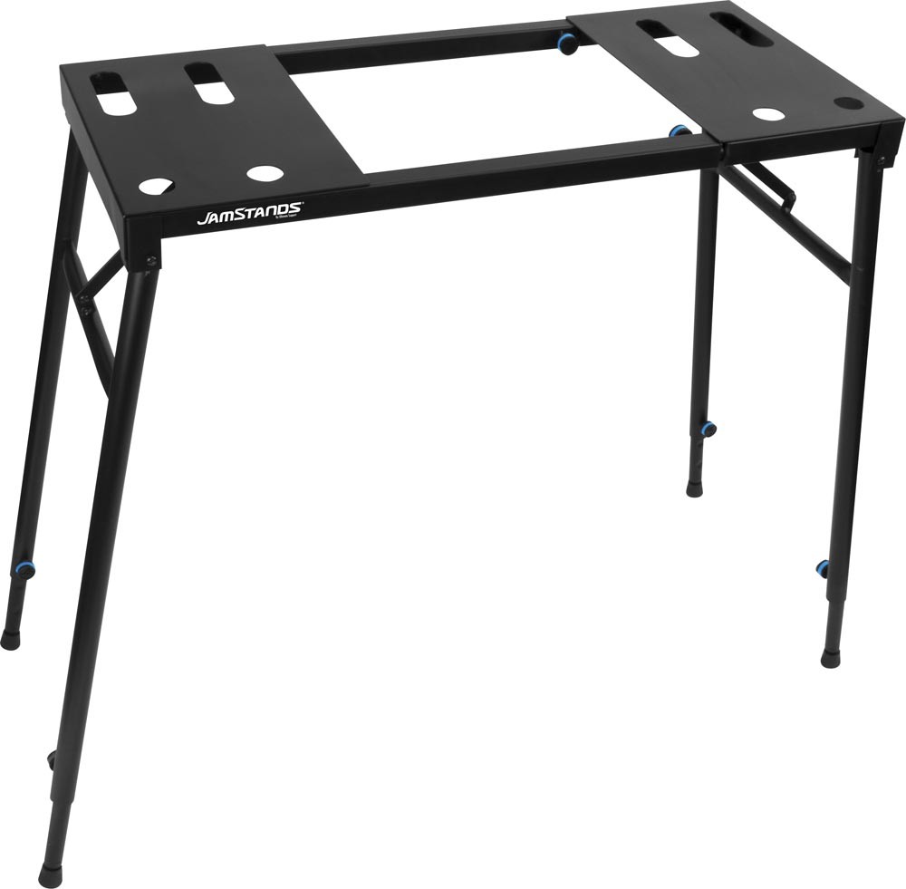 JamStands Series Multi-Purpose Mixer/Keyboard Stand with Blue Accent Bands