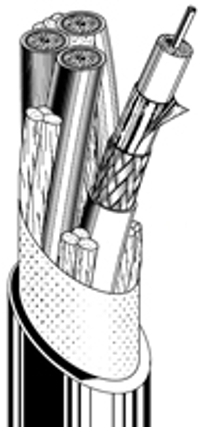 300m Multichannel 75 Ohm Digital Video Coaxial Cable
