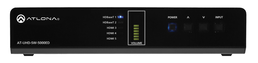 4K 5-Input HDMI Switch with 2x HDBaseT In & HDMI/HDBaseT Out
