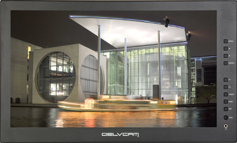 17.3" Rackmount 3G-SDI LCD Monitor with V-Mount Plate