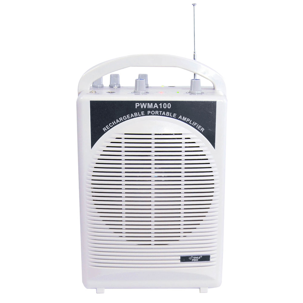 Rechargeable 80W Portable PA System with Wireless Handheld Microphone
