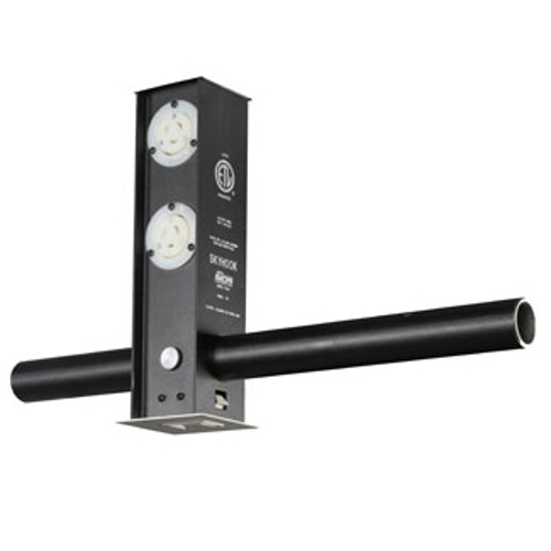 Skyhook with (2) 20A PBG Receptacles & (1) 5-pin DMX Output