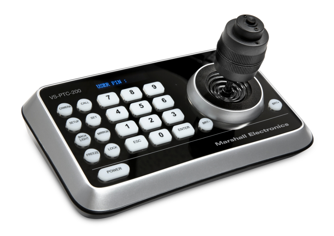 Compact PTZ Camera Controller