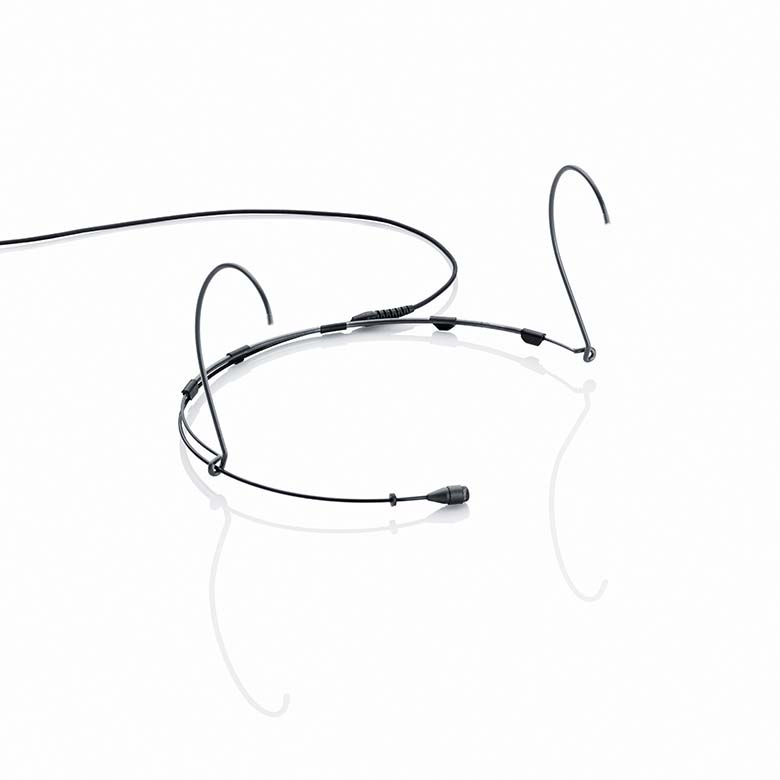 Black Omnidirectional Adjustable Headset Microphone