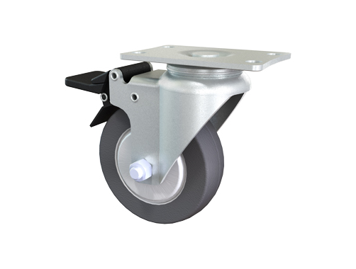 Rear Swivel Replacement Caster with Brake for 73-001 Road-Runner Cart