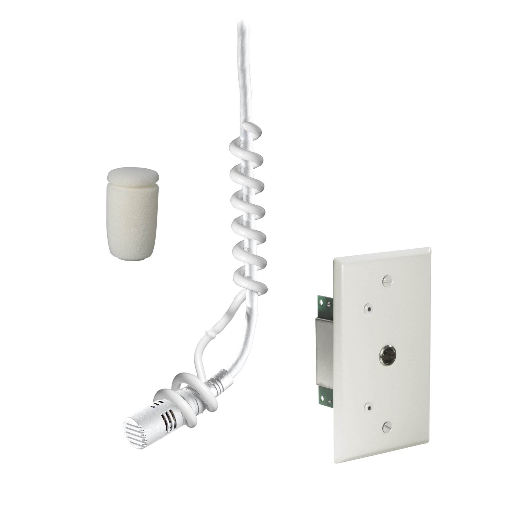 Cardioid Condenser Hanging Mic, White