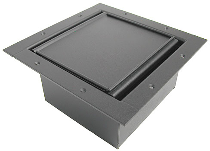 Full Stage Pocket, with Black Powder Coat Finish and Carpet Lid