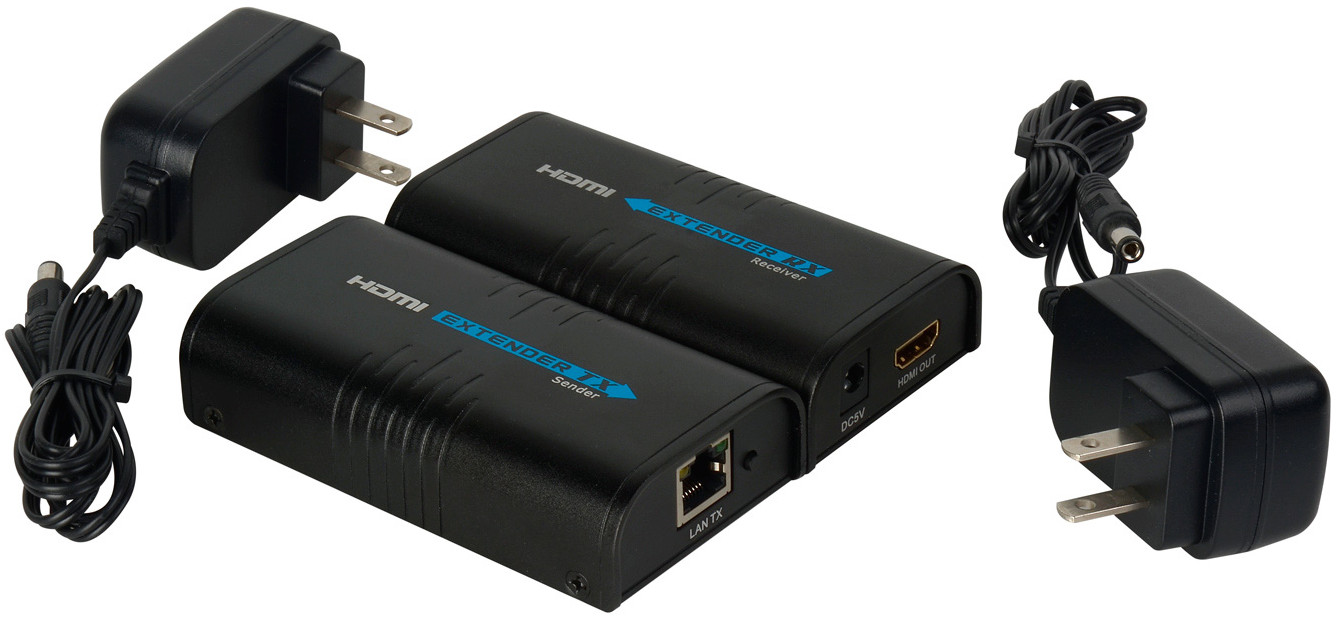 HDMI Over IP Extender / HDMI to Cat5 / Cat6 Converter