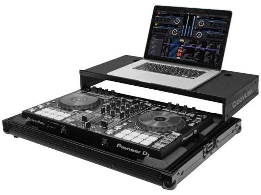 Black Label Low Profile Glide Style Case for Pioneer DDJ-RR/DDJ-SR