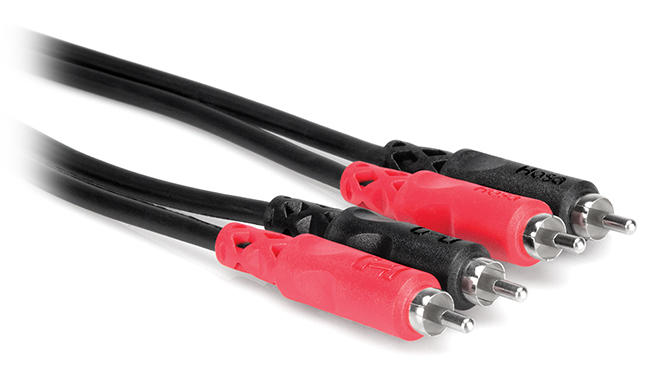 2m (6.6ft) Stereo Interconnect Audio Cable - Dual RCA to Same