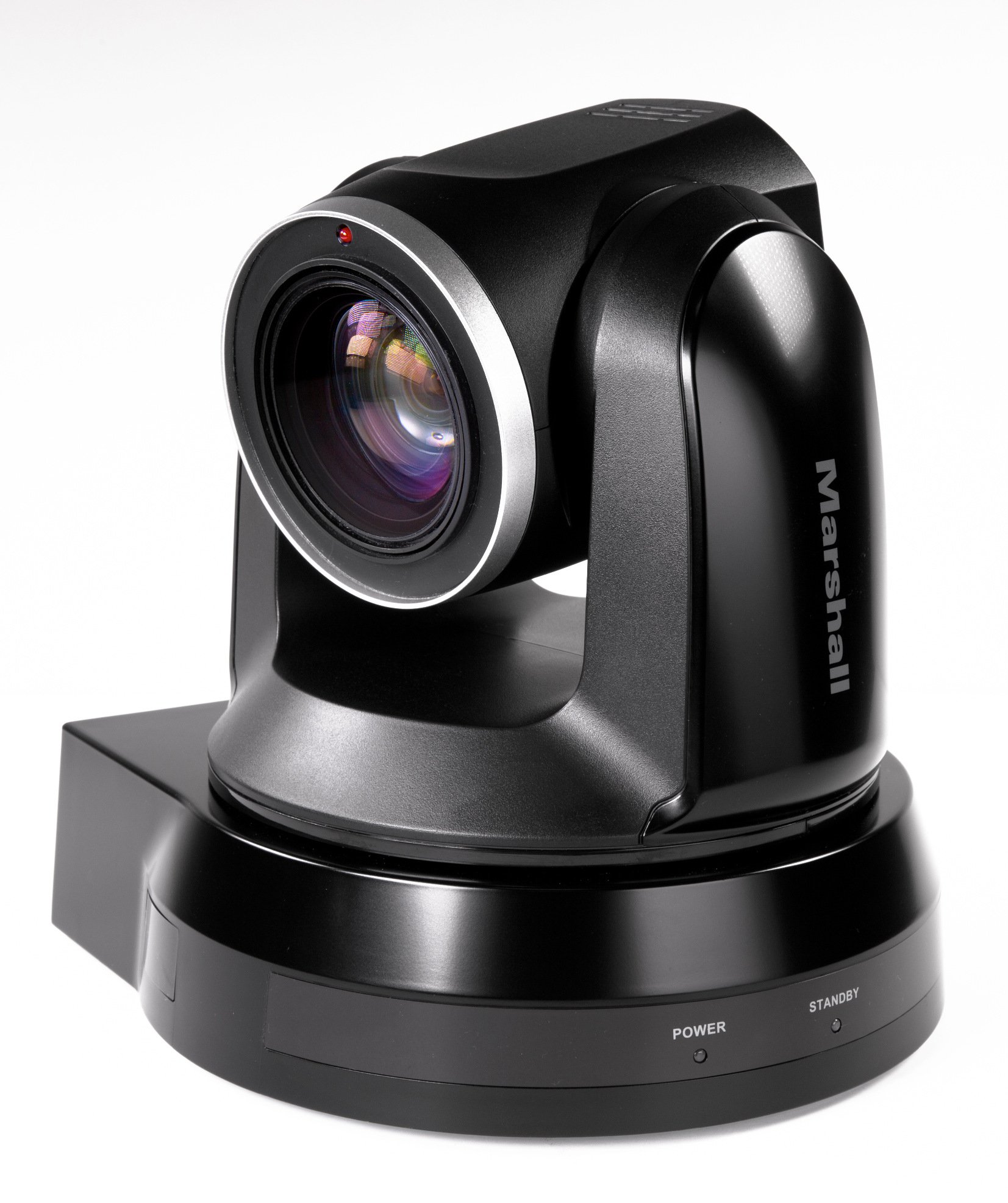 4K HDBaseT and HDMI PTZ 12x Optical Zoom Camera in Black