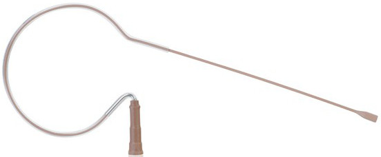 Countryman E6 Omnidirectional i Series Condenser Headworn Microphone in Tan with Flexible Boom and TA4F Connector