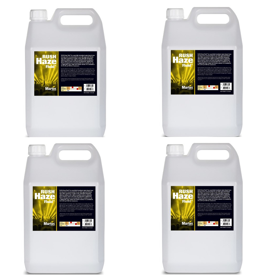 4-pack of 2.5L RUSH Haze Fluid