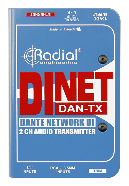 Dante DI transmitter