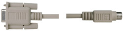 Host Sync Cable, 9-pin D-Sub Female to 8-pin Din Male, 3 Feet