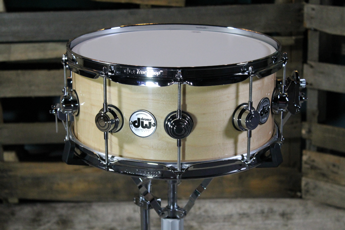 6"x14" Collectors Series Snare Drum Natural Satin