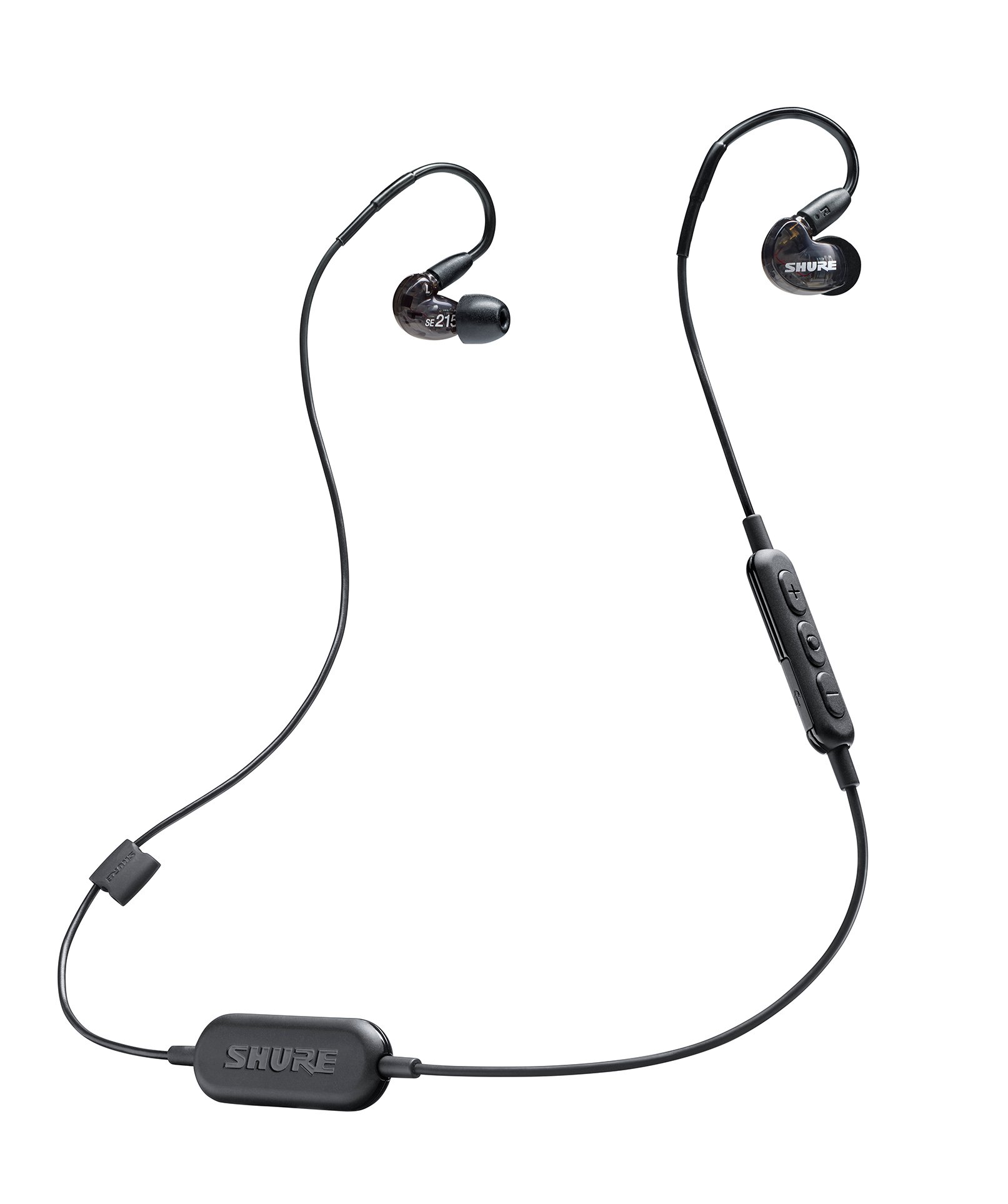 Single-Driver Sound Isolating Earphones with Bluetooth, Black Housing