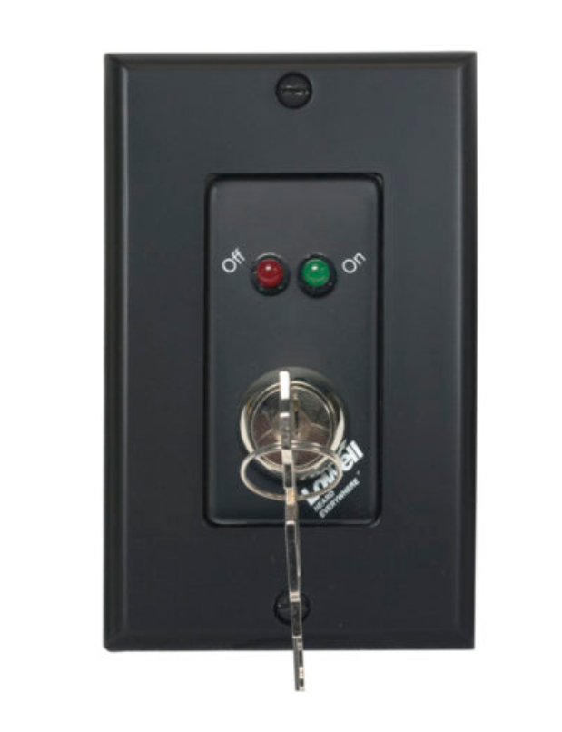 Momentary Closure Switch, 1-Gang, Black