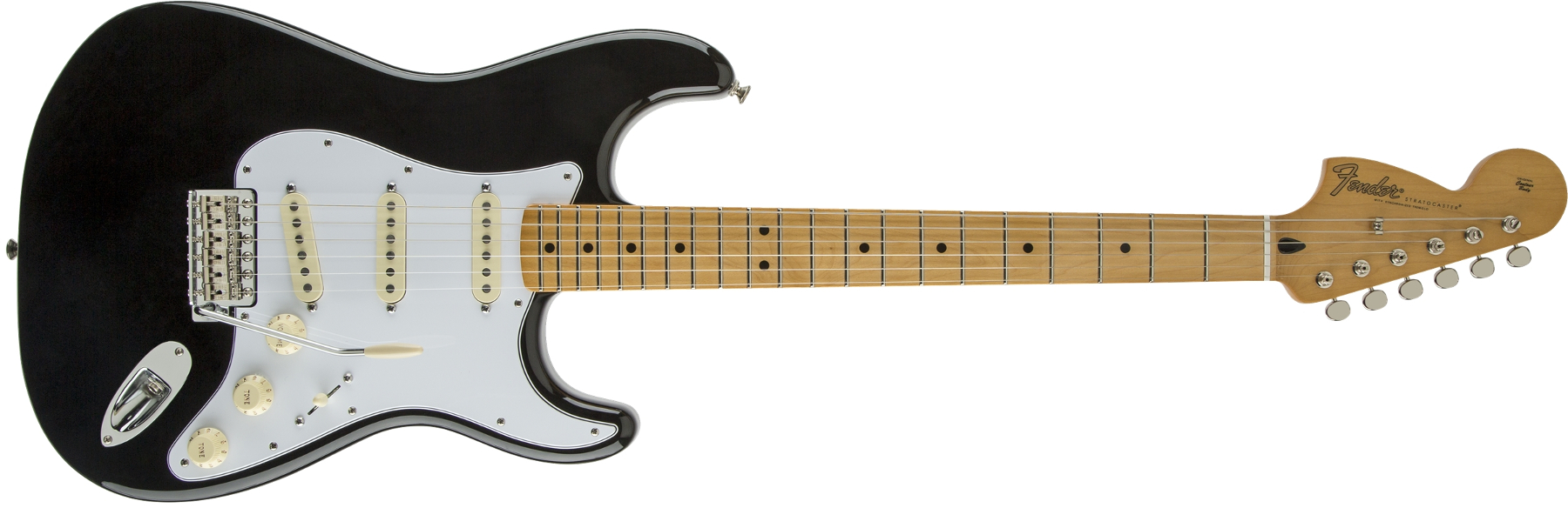 Special Edition Electric Guitar in Black with Reverse Headstock and American Vintage '65 SSS Pickup Configuration